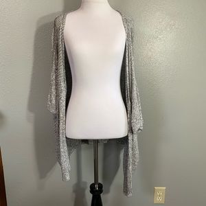 Charlotte Russe gray knitted cardigan